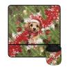 Psesaysky Dog Tree Sewing Machine Mat with Pockets Reduce Noise Christmas Sewing Machine Pad for Table Dust-proof Xmas Decor Reduce Vibration view 1