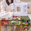 Psesaysky Dog Tree Sewing Machine Mat with Pockets Reduce Noise Christmas Sewing Machine Pad for Table Dust-proof Xmas Decor Reduce Vibration view 4