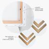 PIXY CANVAS Value Pack of 5 Stretched Canvas 6x18 inch, 1-1/2 (1.5) inch deep for Your Paintings/Artwork/Wall Art/Wall Decor (Pack of 5 Canvas, 6 x 18 inch, Landscape) view 2
