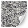 HTV4U Glitter Animal Patterned Heat Transfer Vinyl (Gray Snake Skin, 12" x 5 Yards) - Printed Heat Press Transfer Paper, Iron on Vinyl for T-Shirt, Projects view 1