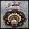 OTR Felt Simply Fall Penny Rug Kit Pre Washed Wool Applique Kit Two Mini Mats Fall Pattern view 3