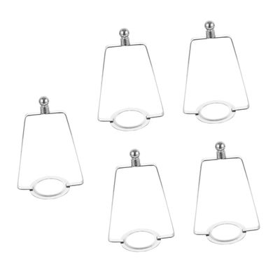TEHAUX 5sets Heavy Duty Metal Lamp Harp Bracket Shade Holder for Table and Floor Lamps for Projects and Home Decor