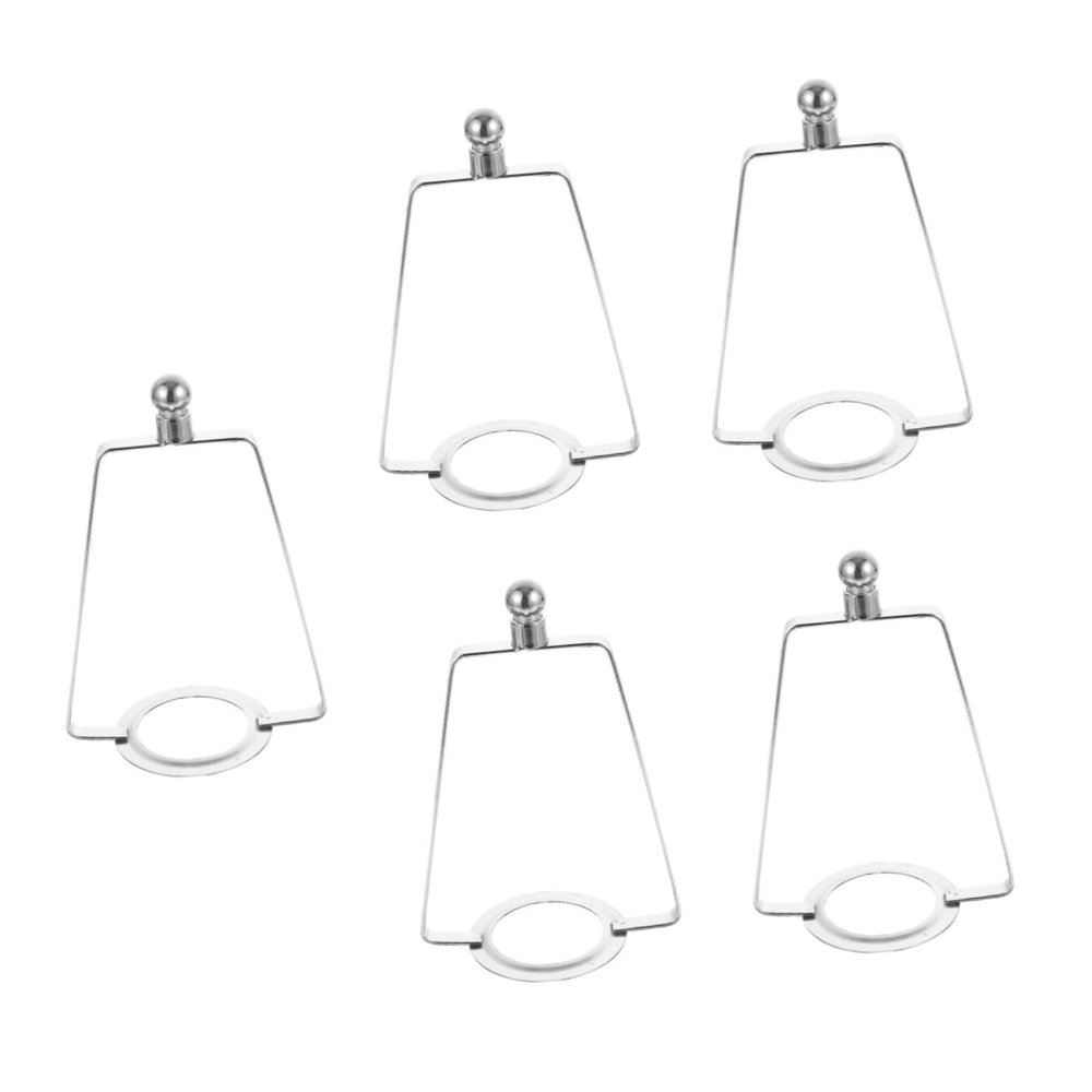 TEHAUX 5sets Heavy Duty Metal Lamp Harp Bracket Shade Holder for Table and Floor Lamps for Projects and Home Decor