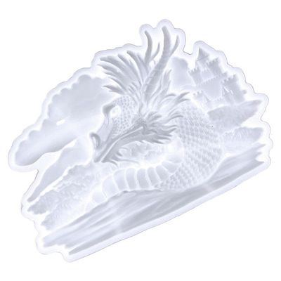EXCEART Dragon Mold Flexible Epoxy Silicone Casting Mold for Crafting Silicone Material for Wall Decor and Unique