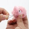 Miupoo Pom Poms with Eyes for Crafts,Halloween Costume Pompoms Decorations with Googly Eyes, Fluffy Pom Pom Balls for Halloween Accessories with Elastic Loop,20 Pieces,2 Inches,Pink view 3