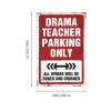 Garage Accessories for Man Cave Drama Teacher Parking Only Tapestry Tapestries Room Decor Room Decorations (Size : 100X150CM) view 4