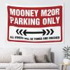 CakJuice Funny Tapestry Mooney M20R Parking Only Tapestry Funny Tapestry Funny Room Decor (Size : 75X100CM) view 1
