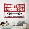 CakJuice Funny Tapestry Mooney M20R Parking Only Tapestry Funny Tapestry Funny Room Decor (Size : 75X100CM) view 4