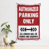 Funny House Decor Authorized Parking Only Tapestry Bar for Man Cave Dorm Room Tapestry (Size : 75X100CM) view 1
