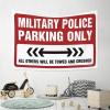 Funny House Decor Military Police Parking Only Tapestry Bar for Man Cave Dorm Room Tapestry (Size : 75X100CM) view 4