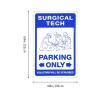 CakJuice Funny Tapestry Surgical Tech Parking Only Tapestry Funny Tapestry Funny Room Decor (Size : 75X100CM) view 4