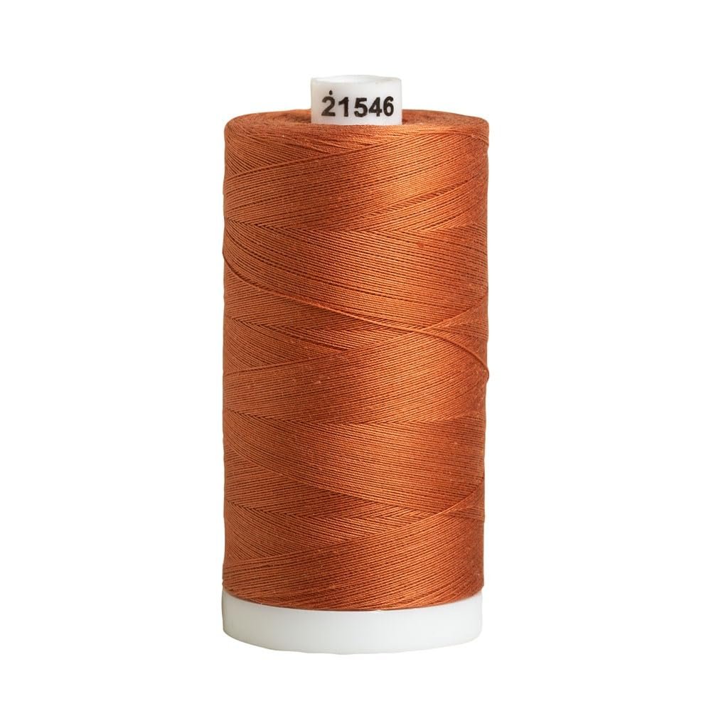 Connecting Threads 100% Cotton Sewing Thread - 1200 Yard Spool (Bronze)