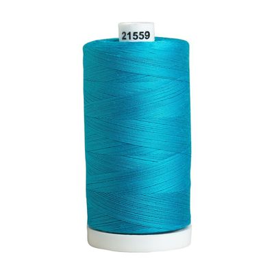 Connecting Threads 100% Cotton Sewing Thread - 1200 Yard Spool (Peacock)
