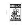 CakJuice Garage Accessories for Man Cave Landscaper Parking Only Tapestry Tapestry Wall Art Home Decor Men (Size : 100X150CM) view 4