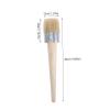 ABOOFAN 50mm Round Paint Brush Set Bristle Paint Wax Brush for Furniture Restoration view 2