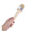 ABOOFAN 50mm Round Paint Brush Set Bristle Paint Wax Brush for Furniture Restoration view 3