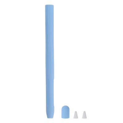 Hemobllo Silicone Stylus Sleeve for Pencil - Pen Protector Shockproof Cover Microprocessing Comfortable Grip Refreshing Color All- Design for Safe Storage