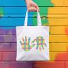 HTV4U Glitter Autism Awareness Patterned Heat Transfer Vinyl (Autism Puzzle, 12" x 5 Yards) - Iron on Vinyl, Heat Press Transfer for DIY T-Shirt, Tote, and Garments view 4