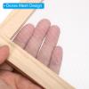 PATIKIL 7.1"x5.9" Wooden Paper Making Screen, 4 Pack Paper Making Mold Frame Papermaking Mould Deckle for DIY Paper Craft Tool Dried Flower Handcraft, Natural Color view 4