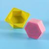 Handmade Kitchen Cake Baking Silicone Mold with 4-Sided and 6-Sided Love Soap Candle Mold view 2