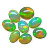 8x12mm Ethiopian Opal,10Pcs Cabochon AAA Quality Ethiopian Opal,10Pcs OVAL Cabochon Ethiopian Opal Cabochon Natural welo opal multi fire opal loose Gemstone For Jewelry Making view 2