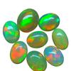 8x12mm Ethiopian Opal,10Pcs Cabochon AAA Quality Ethiopian Opal,10Pcs OVAL Cabochon Ethiopian Opal Cabochon Natural welo opal multi fire opal loose Gemstone For Jewelry Making view 3