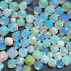 5MM Ethiopian Opal,20Pcs Cabochon AAA Quality Ethiopian Opal,20Pcs SQUARE Cabochon Ethiopian Opal Cabochon Natural welo opal multi fire opal loose Gemstone For Jewelry Making view 2
