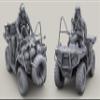 1/35 Resin Soldier Model Kit, U.S. Commando Driver Resin Model Unpainted and Unassembled (2 Persons, No Car) (hg5N-9) view 1