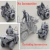 1/35 Resin Soldier Model Kit, U.S. Commando Driver Resin Model Unpainted and Unassembled (2 Persons, No Car) (hg5N-9) view 2