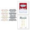 Spellbinders GLP-433 Wonderful Winter Sentiments Glimmer Hot Foil Plate & Die Set by Simon Hurley view 2