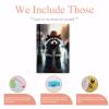 NSUAJOF Raccoon Diamond Painting Kits Hat Raccoon Full Round Drill Adults Beginners DIY 5D Art Painting for Interior Decoration Home Wall Decor Gifts 16x20 Inch view 3