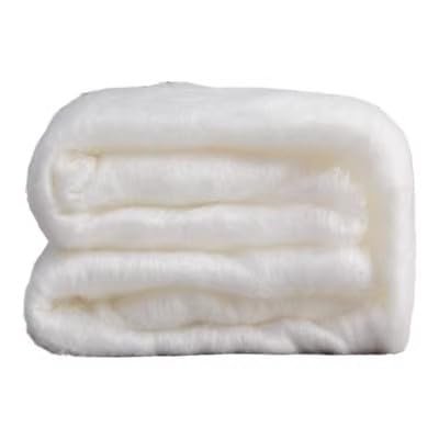 SOUTH SILK Mulberry Silk Quilt Batting Craft Size 96" x 96" Light Weight Batting Roll, Natural Silk Fiber Batting for Quilting, for Stuffing Blankets and Quilting Supplies 1.76lb