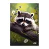 NSUAJOF Raccoon Diamond Painting Kits Flower Raccoon Full Round Drill Adults Beginners DIY 5D Art Painting for Interior Decoration Home Wall Decor Gifts 16x20 Inch view 1