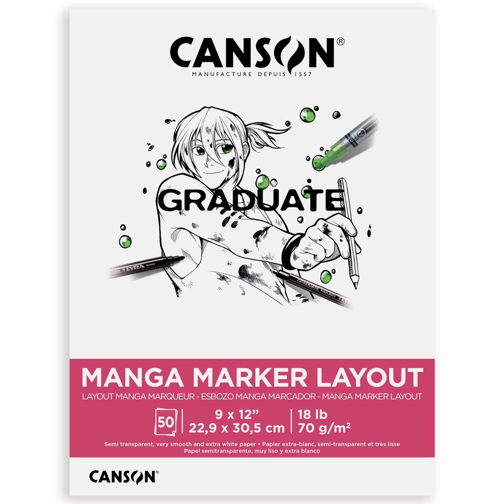 Canson Graduate Paper Pad, White