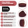 ELW 5-6 oz (2-2.4mm) Latigo Leather Belt Grade Straps | Size: 2.5"x60" (6.4x152cm) | Burgundy | Full Grain Cowhide, Heavy Duty Holsters, Sheathes, Harness, Saddle, Guitar Straps, Crafts view 2