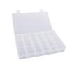 TEHAUX Plastic Storage Container for Jewelry 36 Grid Organizer Box Removable Dividers for Rings and Beads view 1