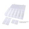 TEHAUX Plastic Storage Container for Jewelry 36 Grid Organizer Box Removable Dividers for Rings and Beads view 2
