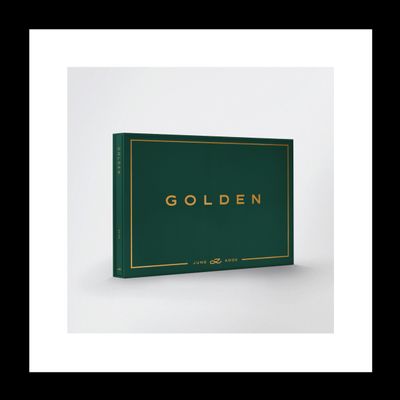 BTS JUNGKOOK GOLDEN 1st Solo Album Contents+Photobook+Photocard+Tracking Jung Kook (Standard SHINE Version)