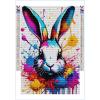 DIY 5D Animal Rabbit Diamond Painting by Number Kits,Murphys Bunny Crystal Rhinestone Diamond Embroidery Paintings Pictures Arts Craft for Home Wall Decor 16x20inch view 2