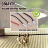 0.8mm Elastic Bracelet String, QBJAYTY Strong Elastic Cord for Bracelets, Stretchy Stretch String for Clay Pony Letter Beads, Friendship Bracelet String Elastic Black White-4 Rolls view 2