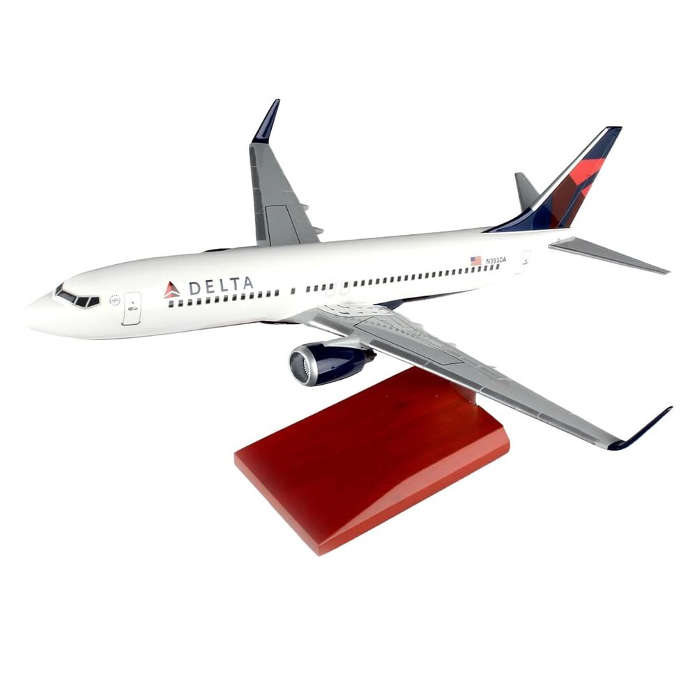 Scalecraft Boeing 737-800 Delta Airline Desktop Display Airplane Model Scale: 1/100