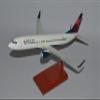 Scalecraft Boeing 737-800 Delta Airline Desktop Display Airplane Model Scale: 1/100 view 2