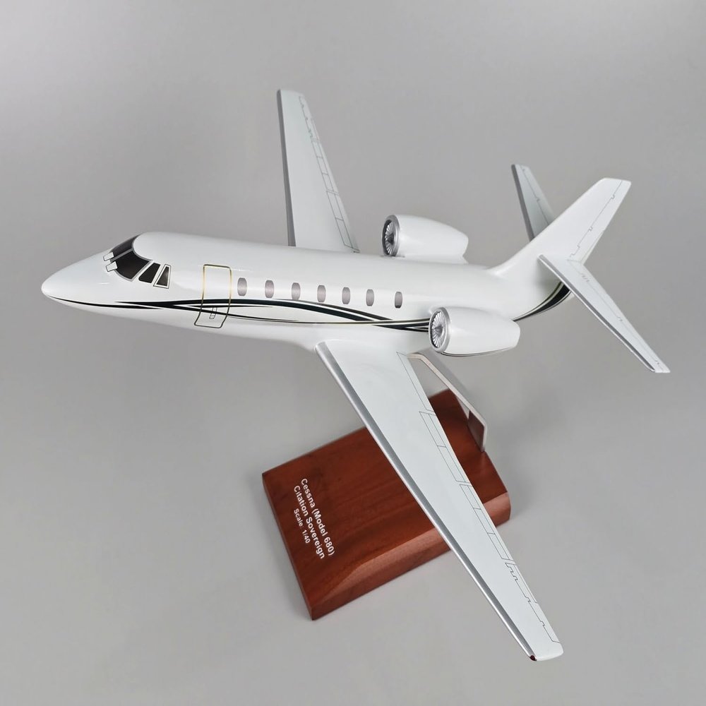 Scalecraft Cessna Citation Sovereign Desktop Display Airplane Model Scale 1/40
