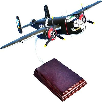 Scalecraft B-25 Mitchell Tondelayo WWII Medium Bomber Desktop Display Model Airplane Scale 1/44