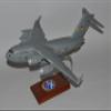 Scalecraft Lockheed C-17 Globemaster 14th Airlift Squadron Charleston AFB Air Force Cargo Jet USAF Desktop Display Airplane Model Mahogany Wood Sculpture Scale 1/100 view 1