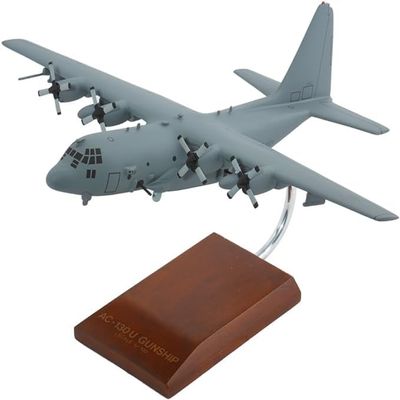 Scalecraft Lockheed AC-130 Spooky Spectra Gunship Air Force Desktop Display Airplane Model Model Scale:1/100