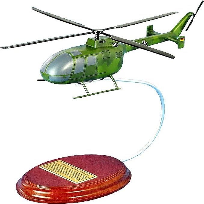 MBB Eurocopter BO-105 German Helicopter Desktop Display Airplane Model Scale:1/38