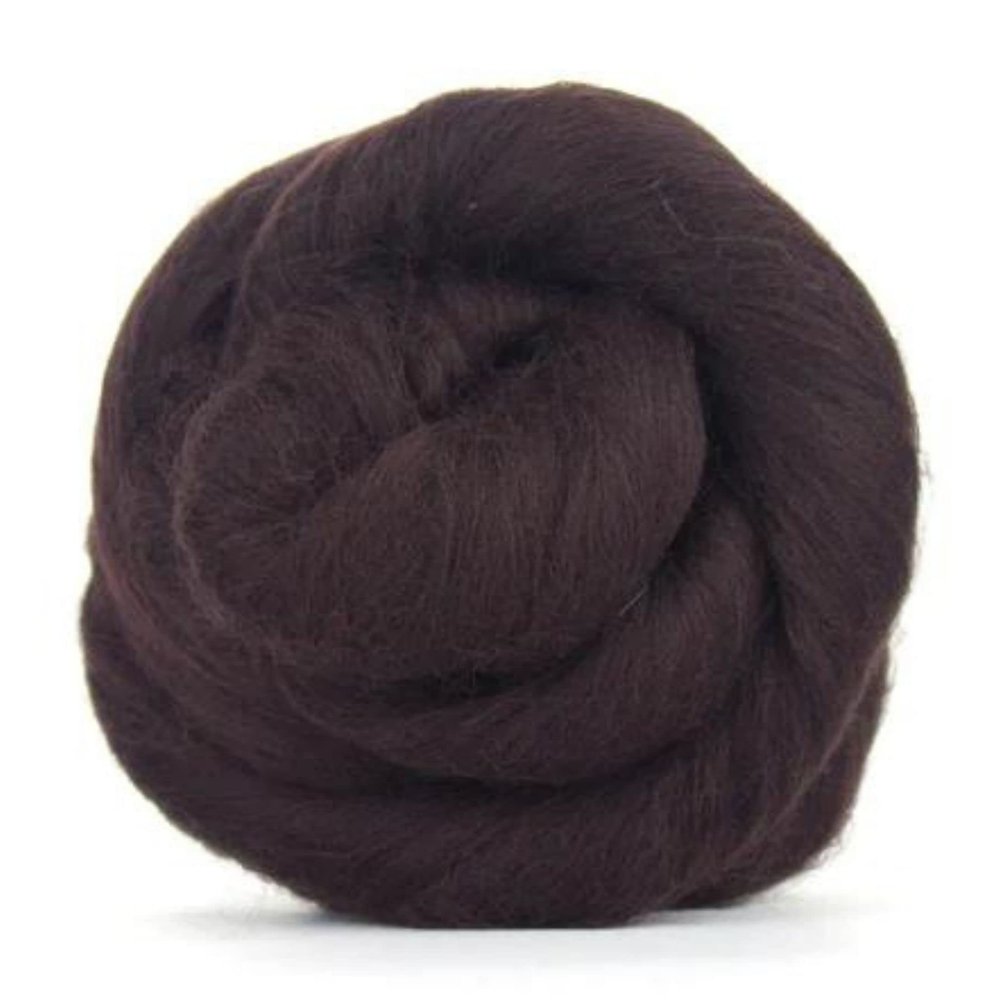 Revolution Fibers Merino Wool Combed Top | 1 lb Premium Wool Roving | 22 Micron, Best Merino Wool for Spinning, Tapestry, Needle Felting, Big Yarn Roving and Wall Hangings (Mocha)