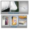 Latch Hook Kits Pillow Animal Owl and Blue Moon Cover Printed Canvas DIY Cushion Crochet Yarn Needlework Hook Latch Kit Embroidery Pillowcase Rug Home Sofa Christmas Decoration 43x43cm view 4