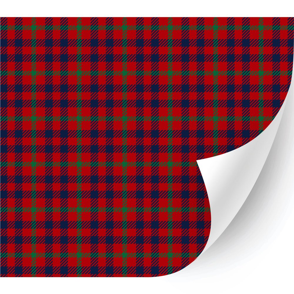 HTV4U Plaid & Checker Box Heat Transfer Vinyl (Christams Red Tablecloth, 13.5" x 3 Yards) - Printed Patterned Heat Press Paper, Iron on Vinyl, Graphic Design for T-Shirt, Fabric, DIY Craft Projects